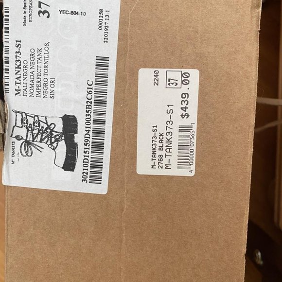 New Rock Boots Black Imperfect M-TANK373-S1 - Picture 5 of 5